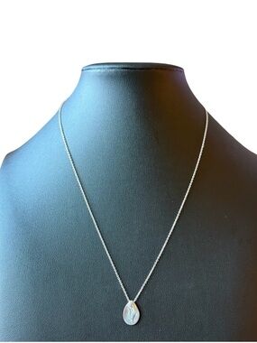 Tiffany & Co. Mini Madonna Pendant Necklace Sterling Silver 16”